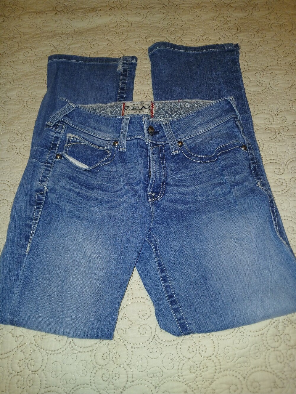 Ariat Bootcut Jeans 29S Women’s Blue Denim Jeans - Classic Mid Wash